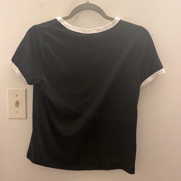 H&M Black and White Baseball T Shirt - Picture 2 of 3